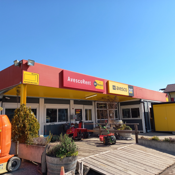 Eingang Filiale Avesco Rent