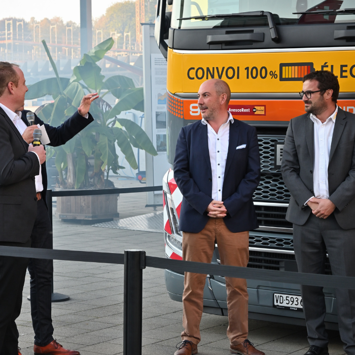 E-truck conférence de presse